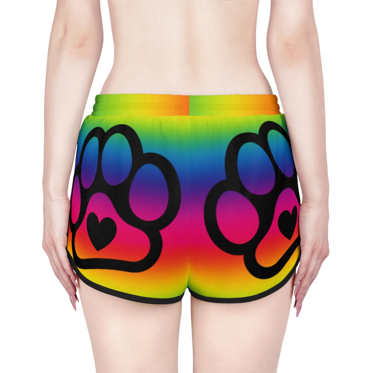 PRIDE Paw Women's Relaxed Shorts