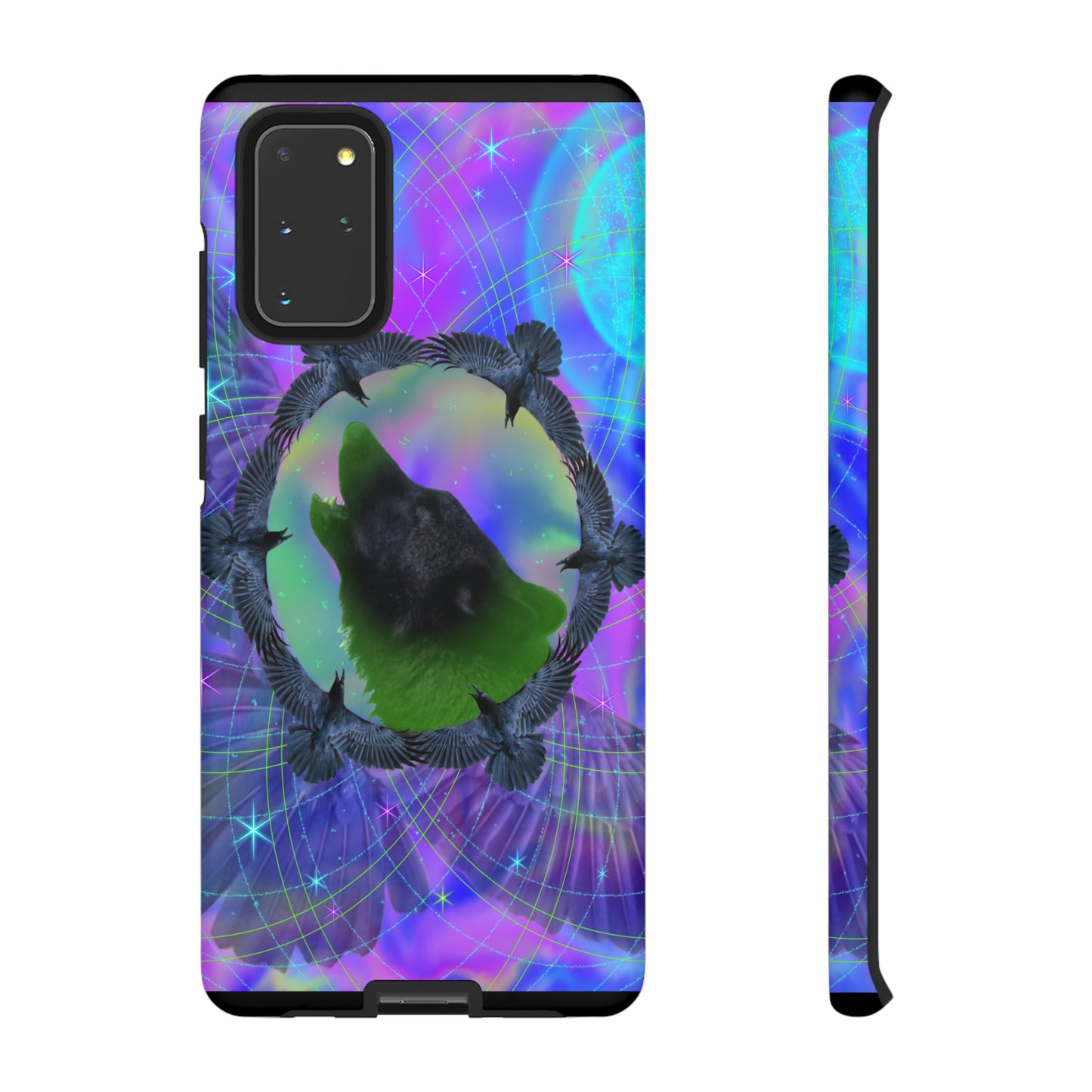 Mystic Wolf Protective Phone Case, Samsung, iPhone, Pixel, all sizes