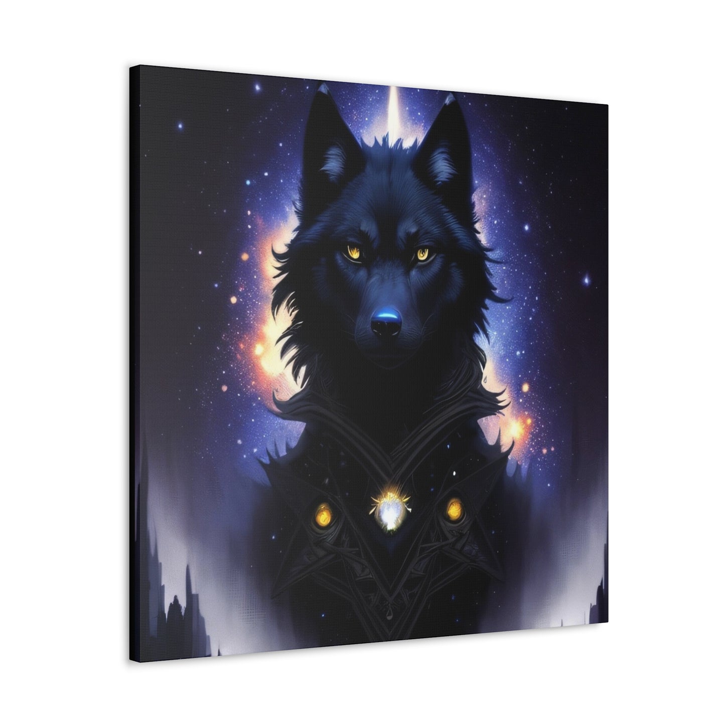 Wolf Spirit Guide, Canvas Art, Canvas Print, Wall Decor, Original Art, Unique Gifts