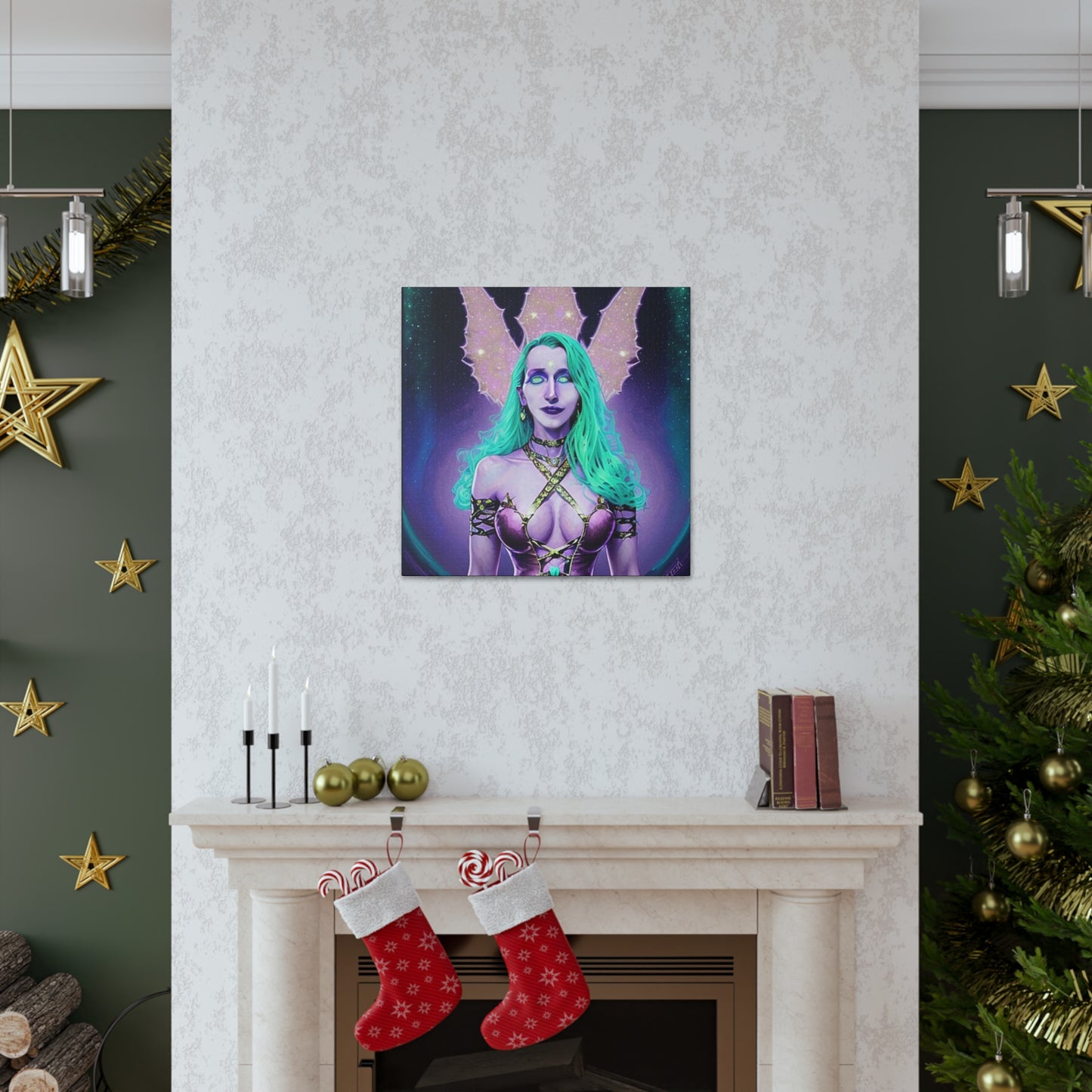 Abundantia, Roman Goddess Of Abundance, Prosperity Art, Canvas Art Print, Original Art, Unique Gifts
