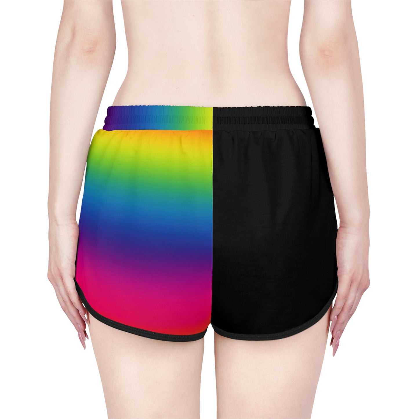 PRIDE Women's Relaxed Shorts Harlequin