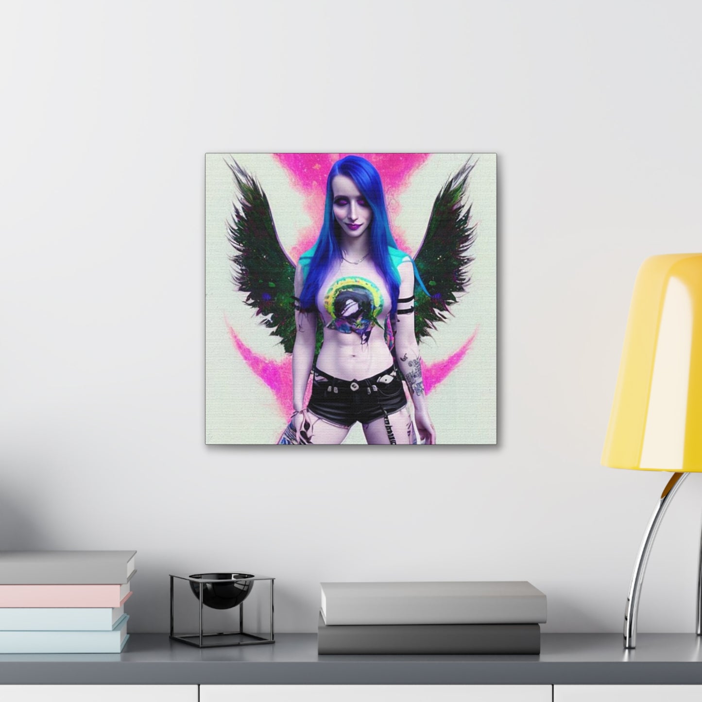 Kawai Art, Canvas Print, Wall Art Original Art, Unique Gifts, Gift for Her, Gift For Him