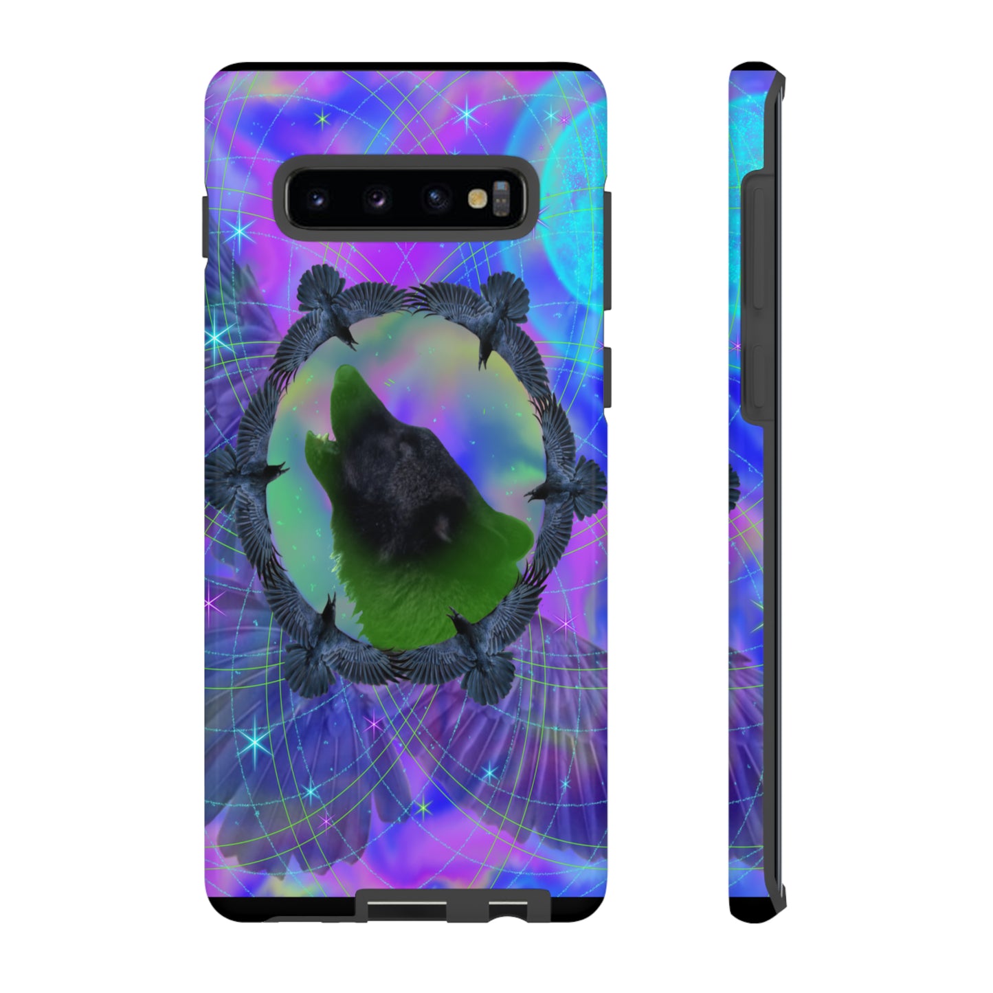 Mystic Wolf Protective Phone Case, Samsung, iPhone, Pixel, all sizes