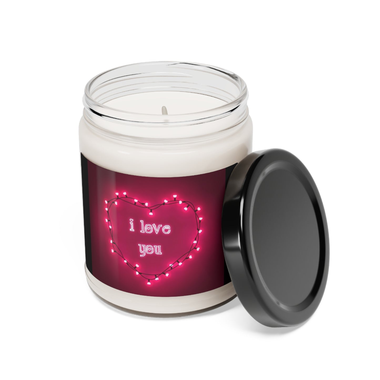 I Love You, Scented Soy Candle, 9oz, Valentines Day Gift