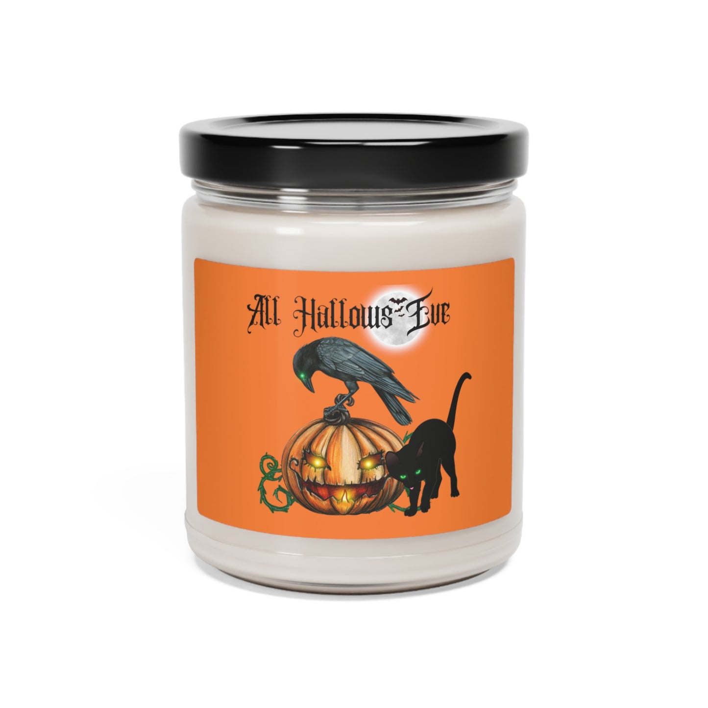 Halloween Candle All Hallows Eve Scented Soy Candle, 9oz