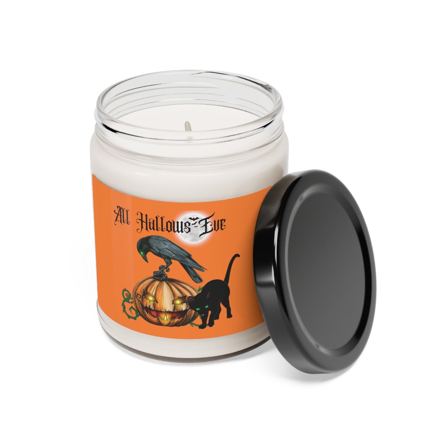 Halloween Candle All Hallows Eve Scented Soy Candle, 9oz