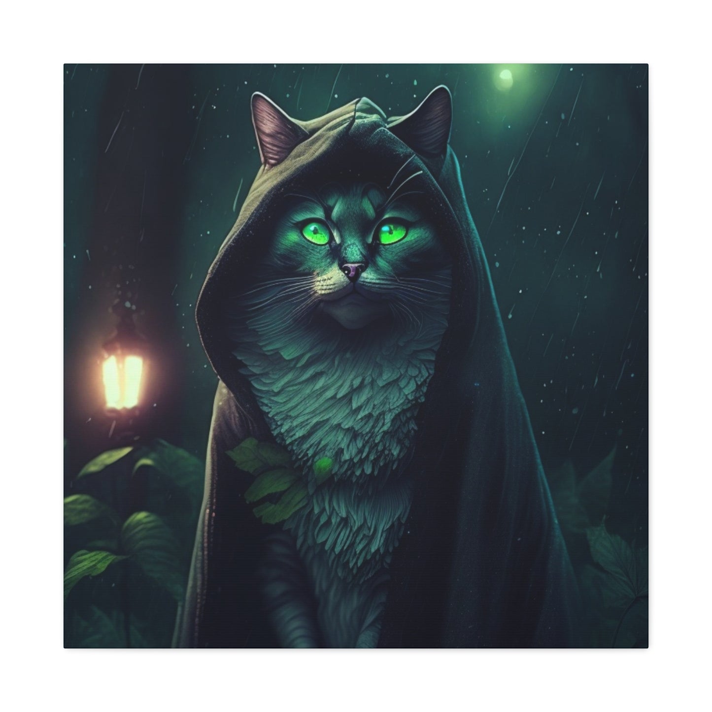 Wise Wandering Wizard, Canvas Art, Canvas Print, Wall Decor, Original Art, Unique Gifts