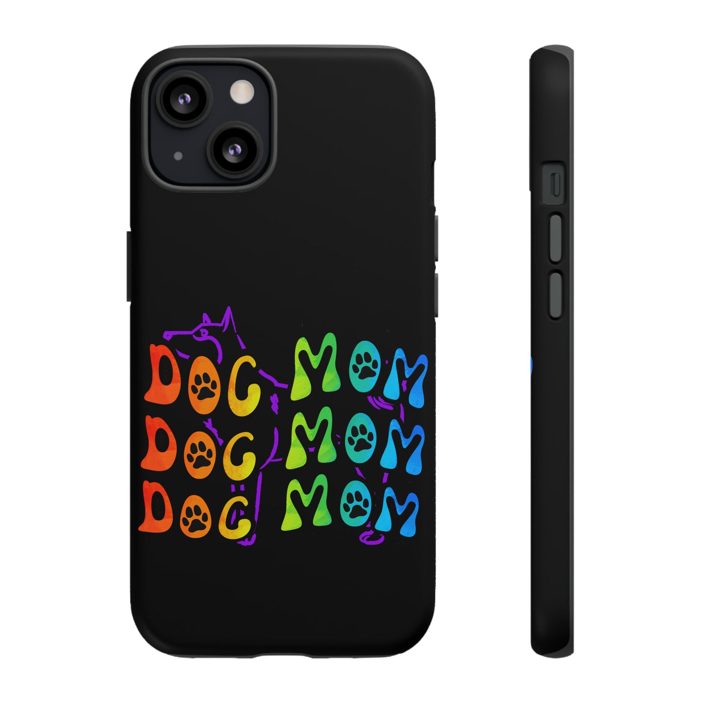 Dog Mom Protective Phone Case, Samsung, iPhone, Pixel, all sizes