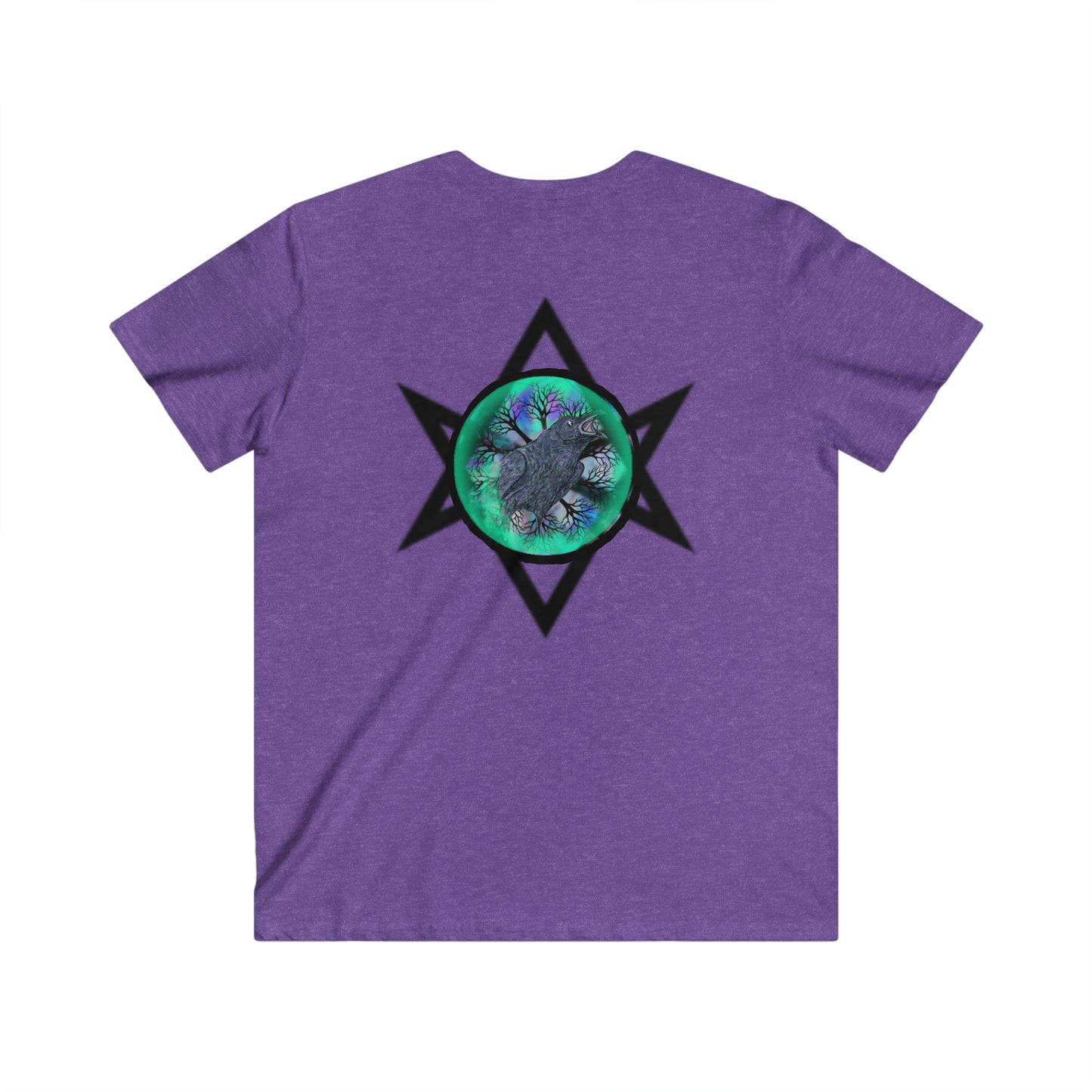 Raven Magick Men's Fitted V-Neck Short Sleeve Tee