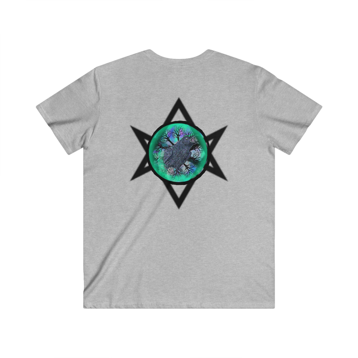 Raven Magick Men's Fitted V-Neck Short Sleeve Tee