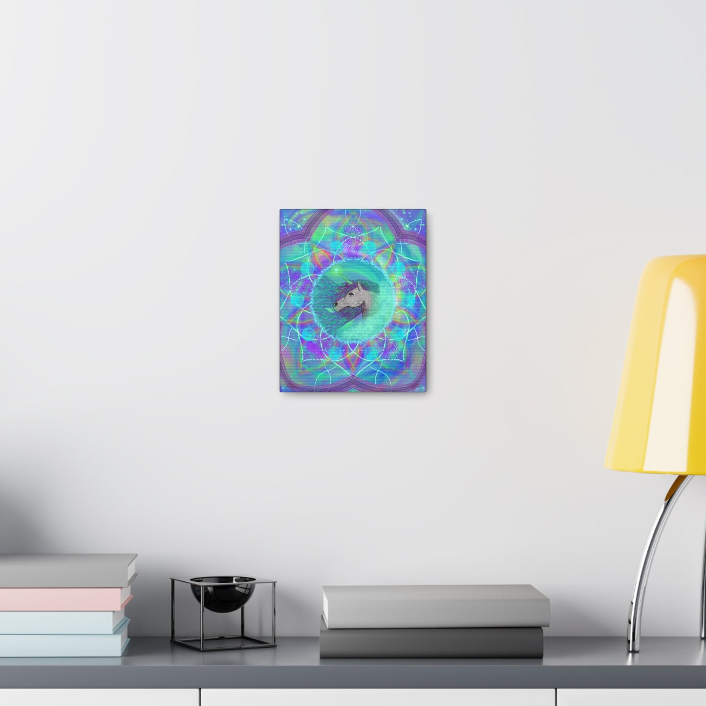 Mystic Unicorn, Canvas Art, Canvas Print, Original Art, Unique Gifts, Unicorn Lover Gift
