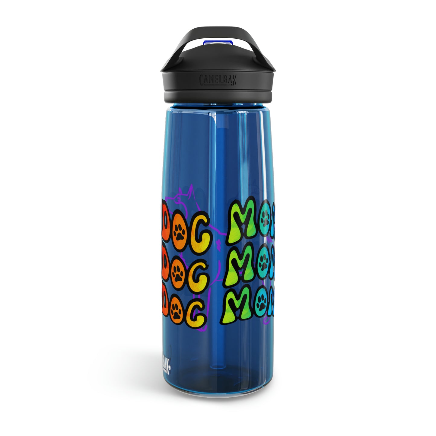 Dog Mom Water Bottle, 25oz