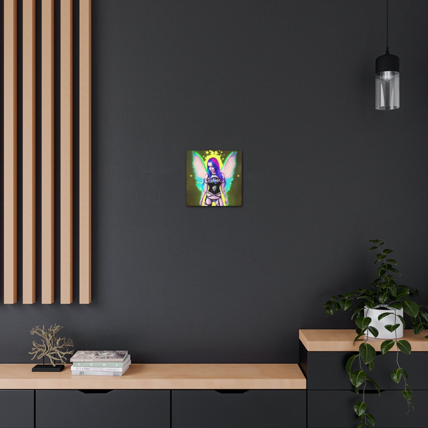 Kawai Anime Art, Canvas Print, Wall Art Original Art, Unique Gifts