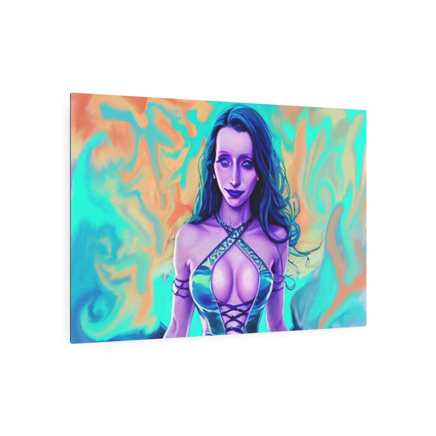 Cice, Greek Goddess Of The Sea, Metal Wall Art, Sea Goddess Gift, Deity Art, Unique Gift