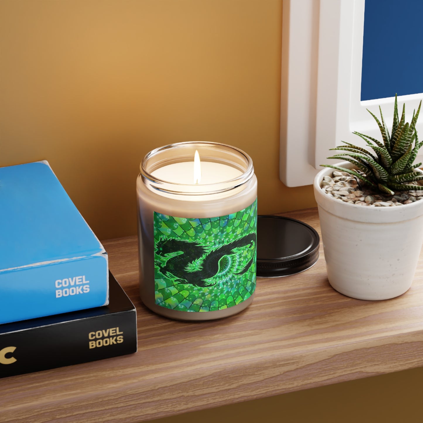 Emerald Abundance Dragon Scented Candle, 9oz