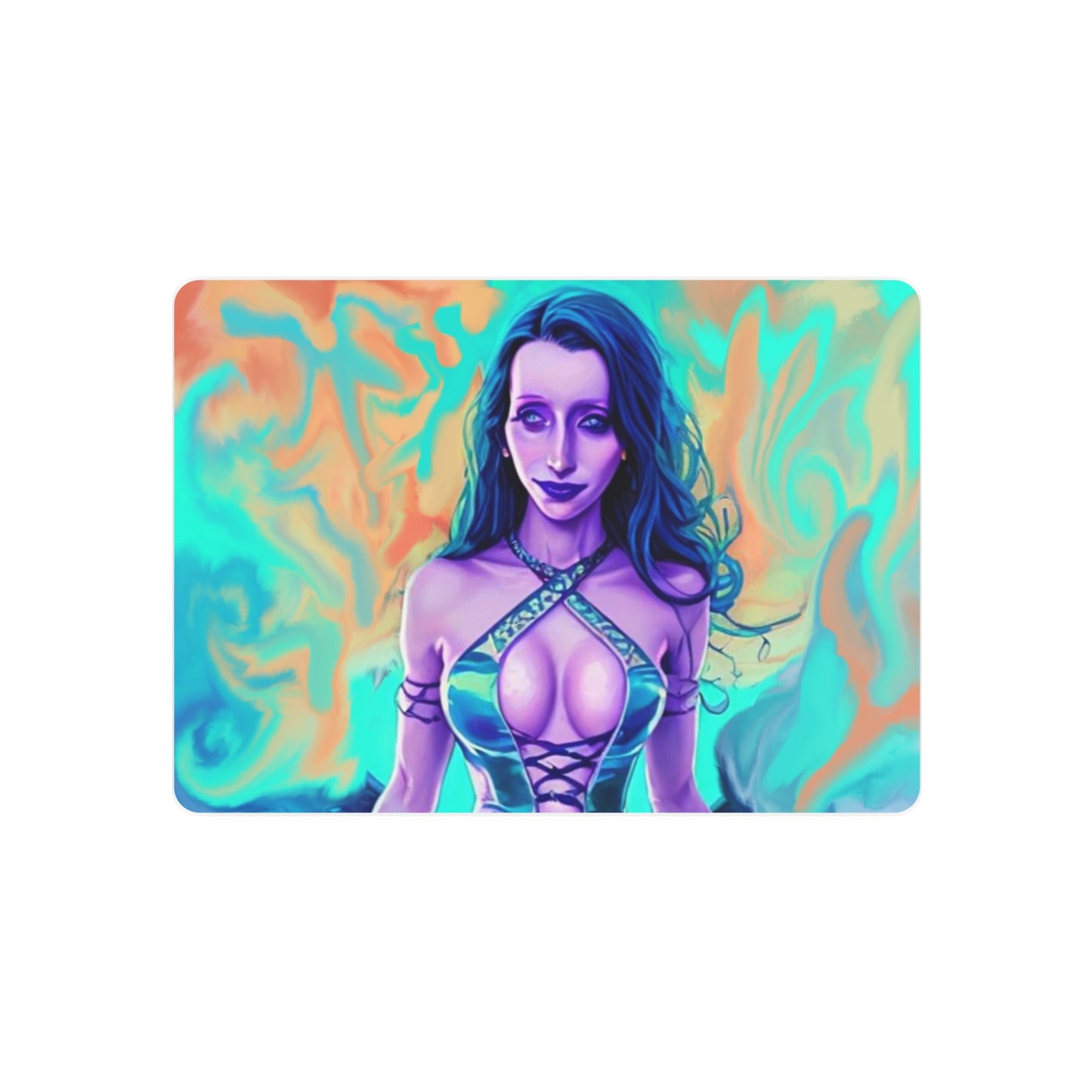 Cice, Greek Goddess Of The Sea, Metal Wall Art, Sea Goddess Gift, Deity Art, Unique Gift