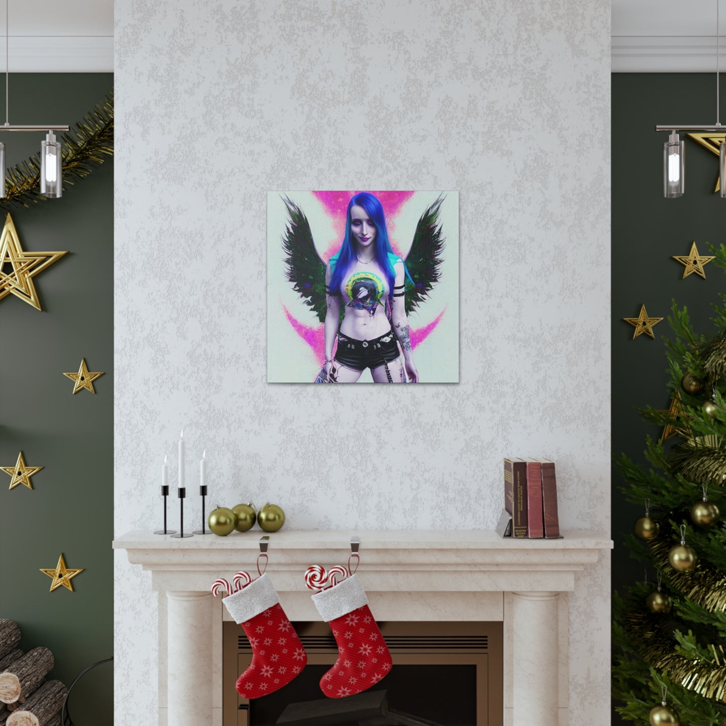 Kawai Art, Canvas Print, Wall Art Original Art, Unique Gifts, Gift for Her, Gift For Him
