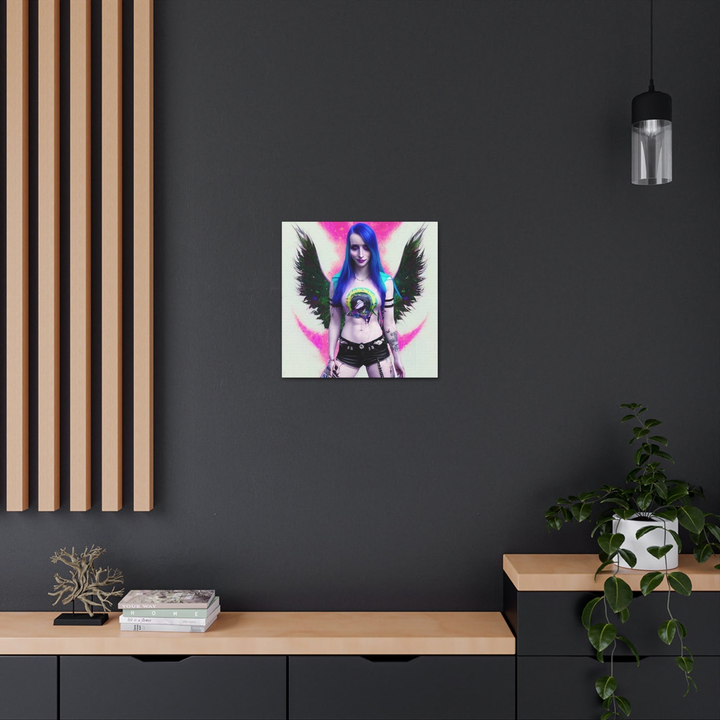 Kawai Art, Canvas Print, Wall Art Original Art, Unique Gifts, Gift for Her, Gift For Him