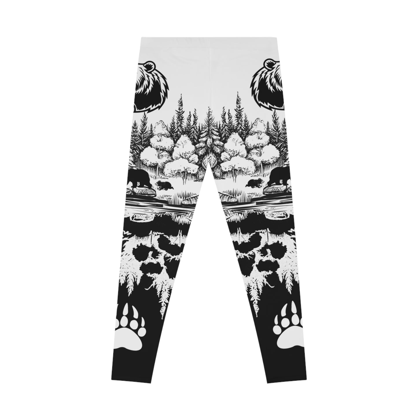 Mystic Bear, Black Leggings