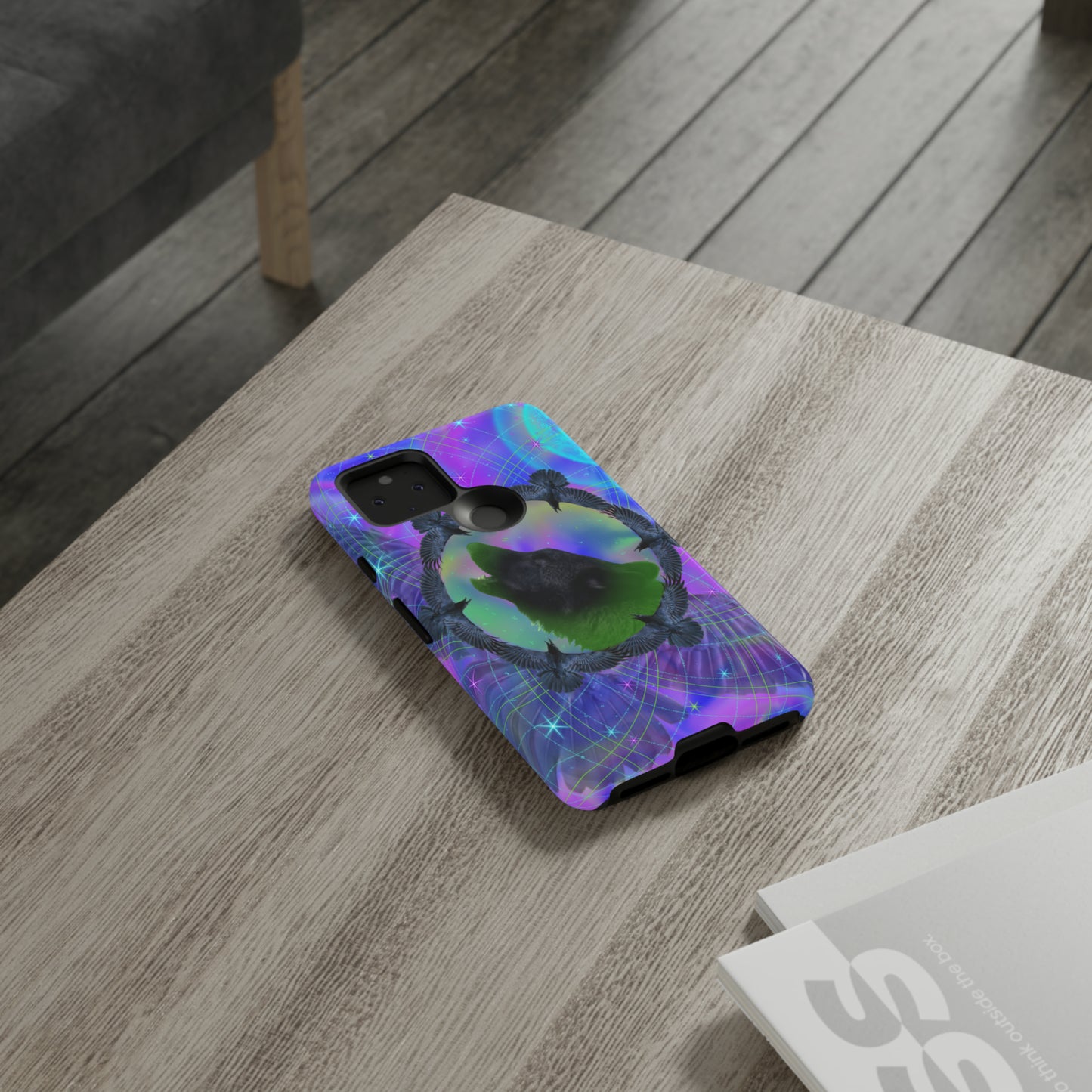 Mystic Wolf Protective Phone Case, Samsung, iPhone, Pixel, all sizes