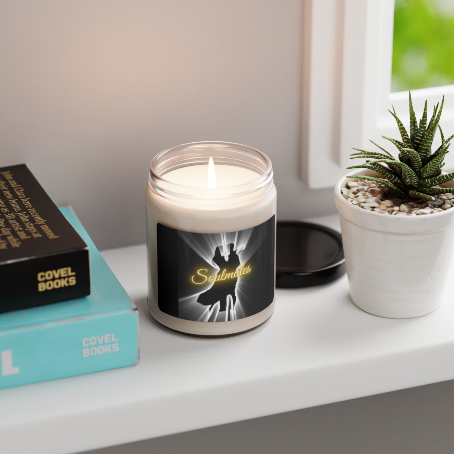 Soulmates,,Scented Soy Candle, 9oz, Candle Pun, Valentines Day Gift