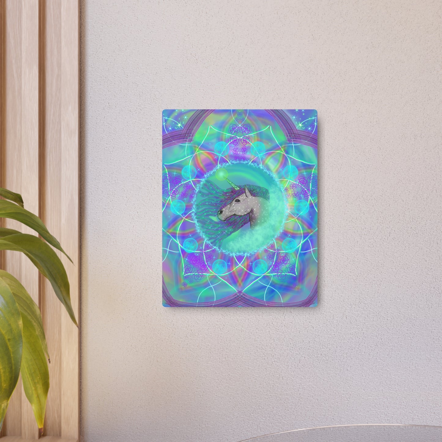 Mystic Unicorn, Metal Wall Art, Unique Gifts, Original Art, Unicorn Lover Gift