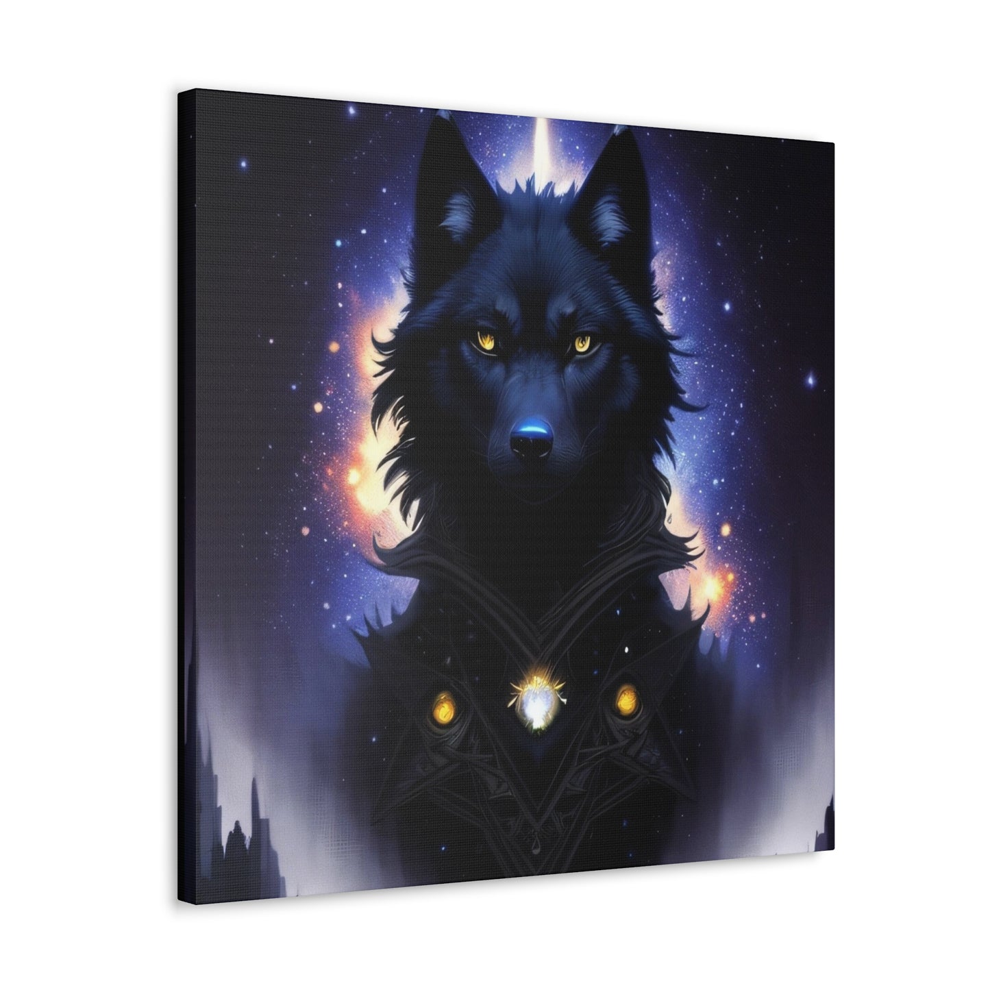 Wolf Spirit Guide, Canvas Art, Canvas Print, Wall Decor, Original Art, Unique Gifts