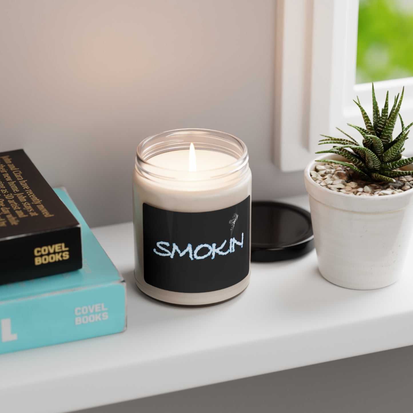 Smokin, Scented Soy Candle, 9oz, funny Candle Pun, Valentines Day Gift