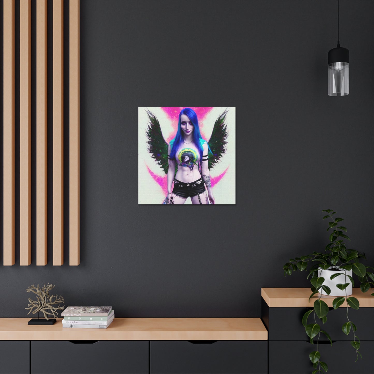 Kawai Art, Canvas Print, Wall Art Original Art, Unique Gifts, Gift for Her, Gift For Him