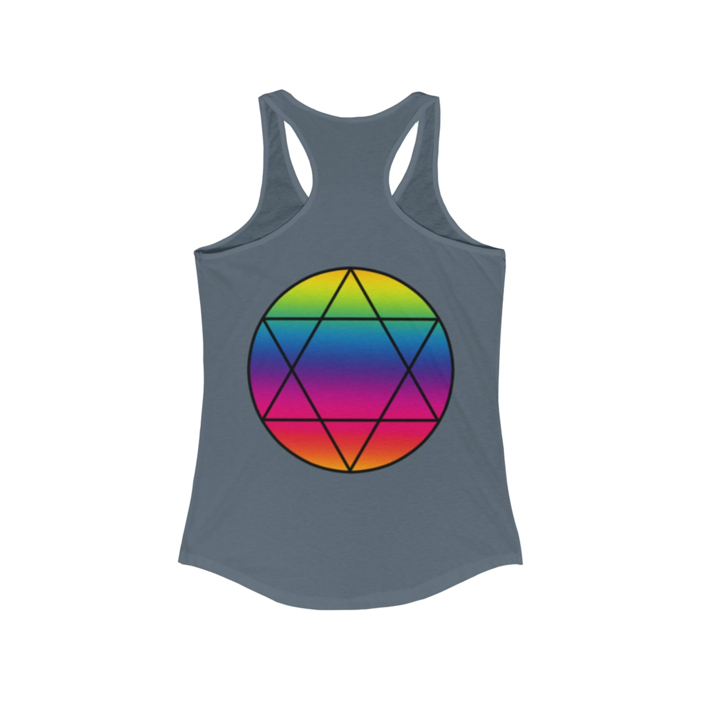 PRIDE Hexagram Women's Ideal Racerback Tank