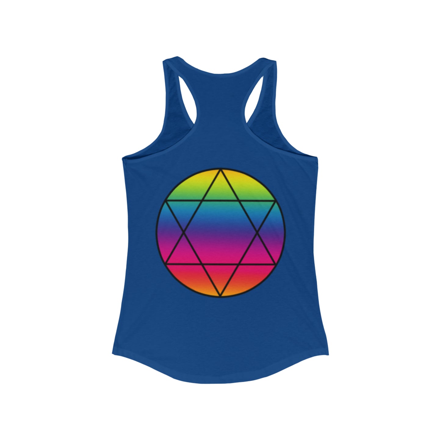 PRIDE Hexagram Women's Ideal Racerback Tank