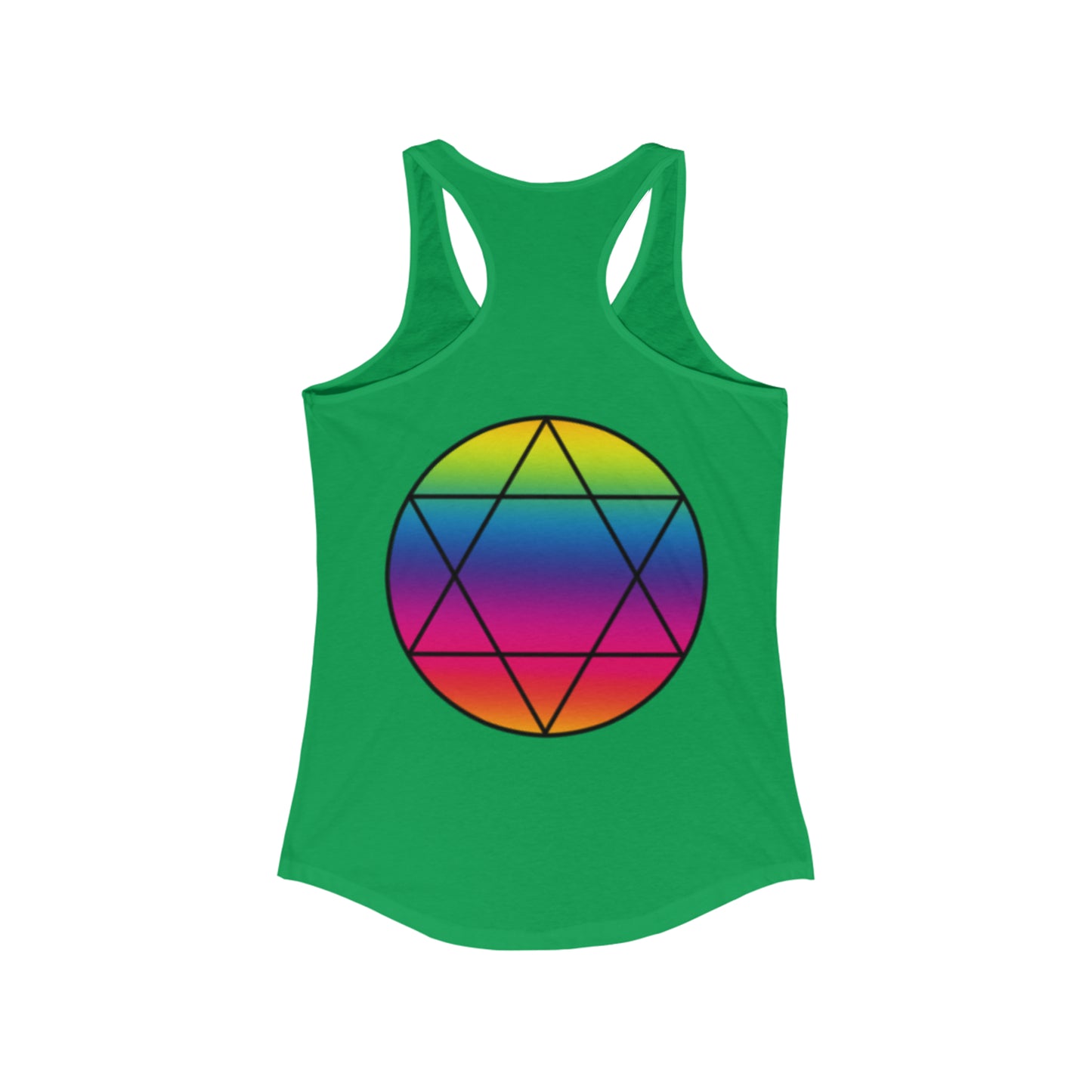 PRIDE Hexagram Women's Ideal Racerback Tank
