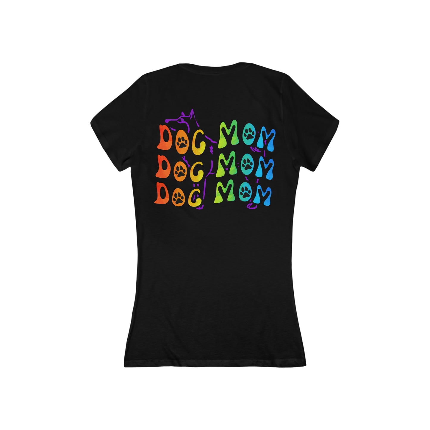 Women's Jersey Short Sleeve Deep V-Neck Tee