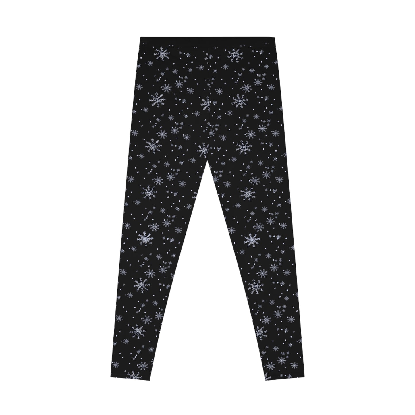 Falling Snow Christmas Stretchy Leggings
