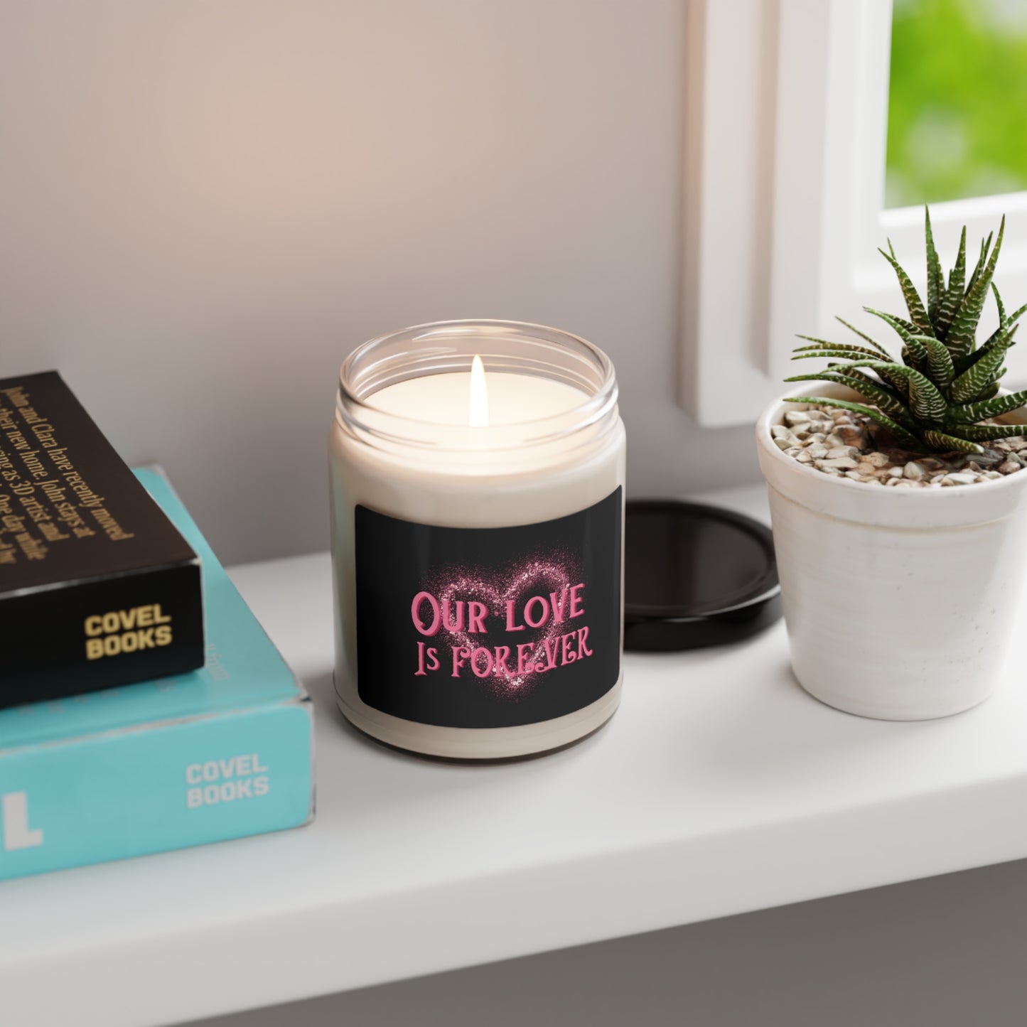 Our Love Is Forever, Scented Soy Candle, 9oz, Valentines Day Gift