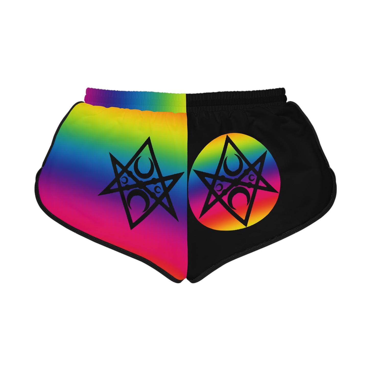 Magick PRIDE Women's Relaxed Shorts Harlequin