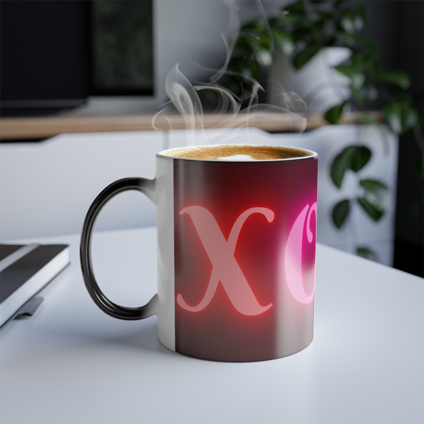XoXo, Color Morphing Mug, 11oz, Valentines Day Gift, Gift For Her, Gift For Him