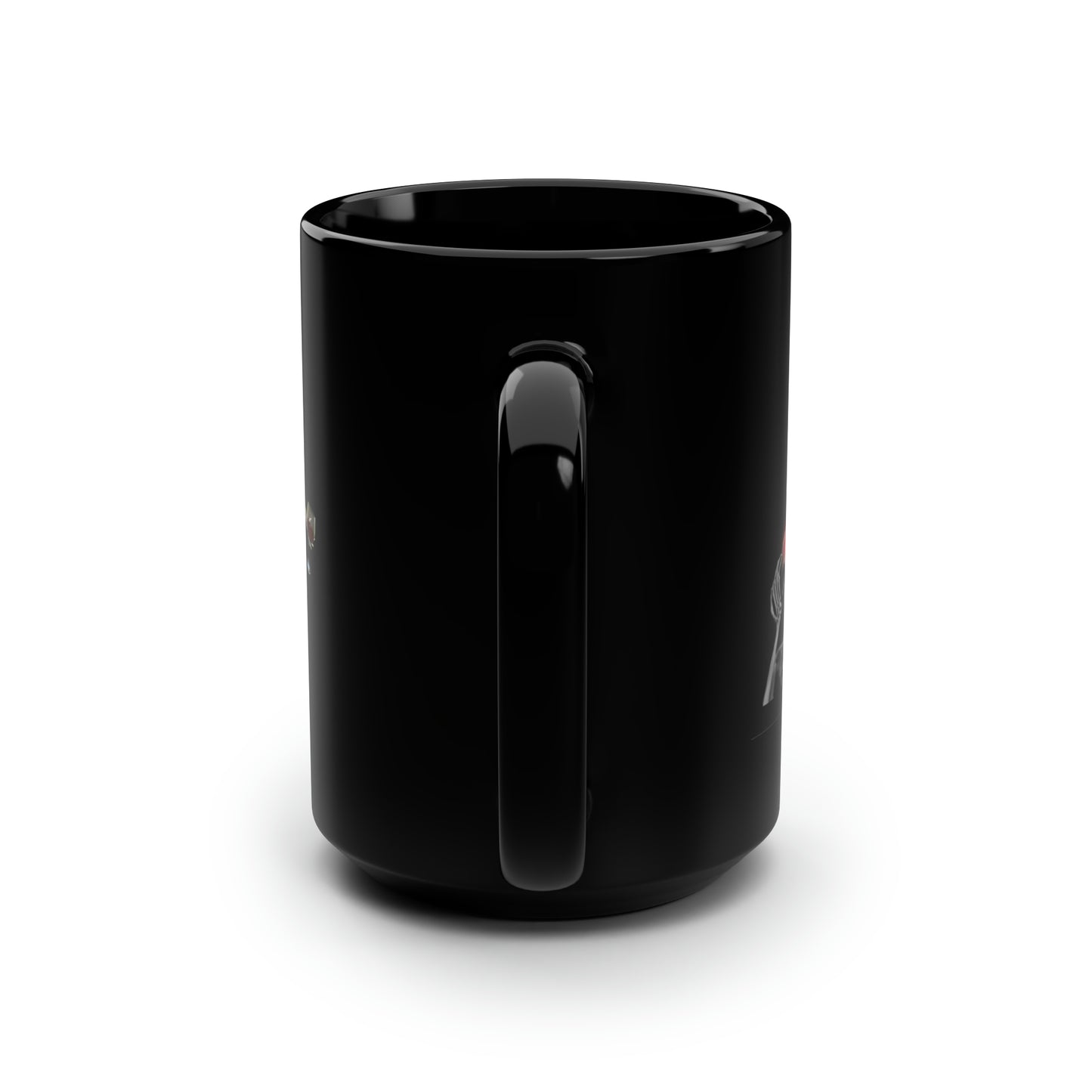 Black Halloween "More Wine" Skeleton Mug15oz