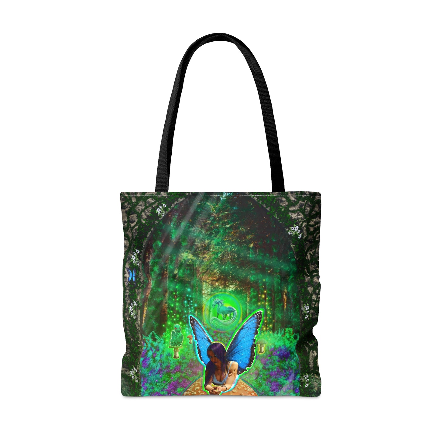 Mystic Mushroom Fairy Tote Bag