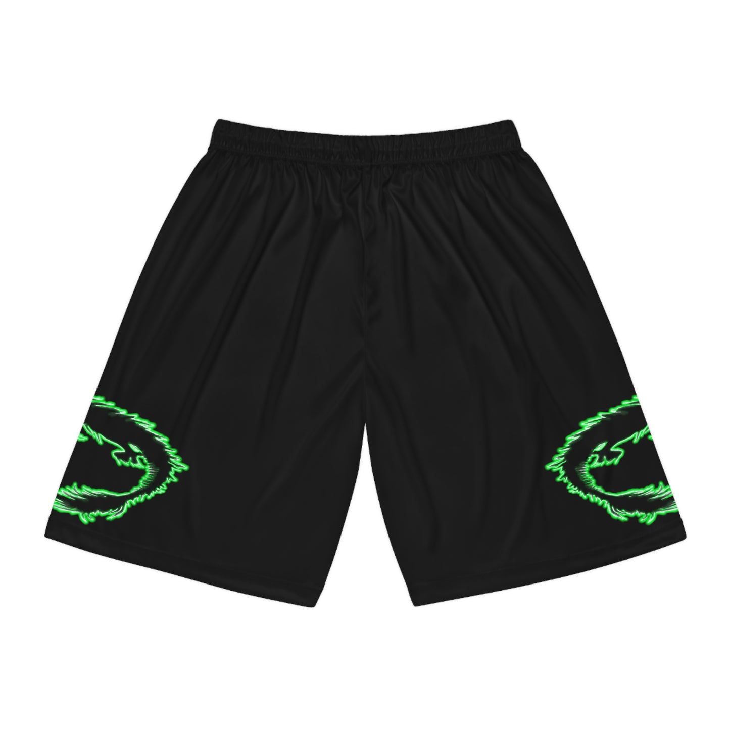 Emerald Dragon Basketball Shorts Black
