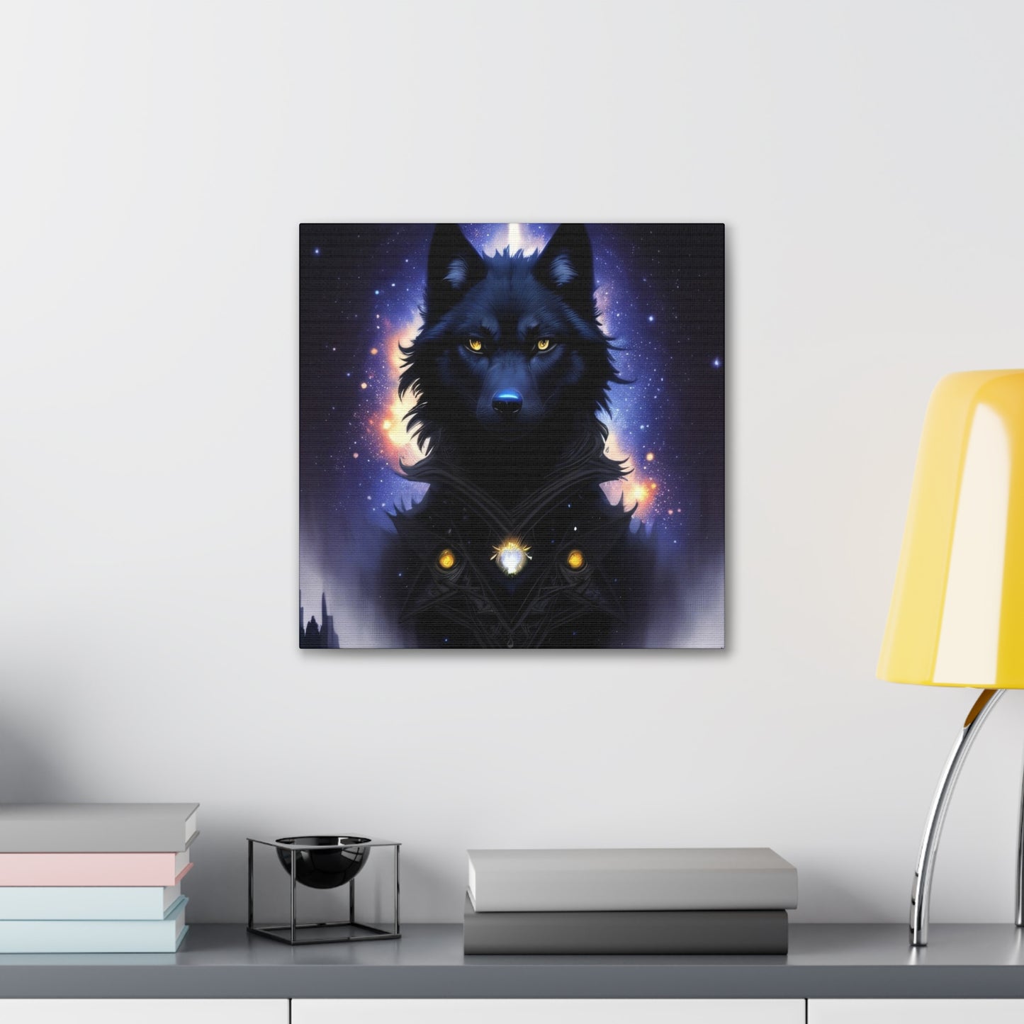 Wolf Spirit Guide, Canvas Art, Canvas Print, Wall Decor, Original Art, Unique Gifts