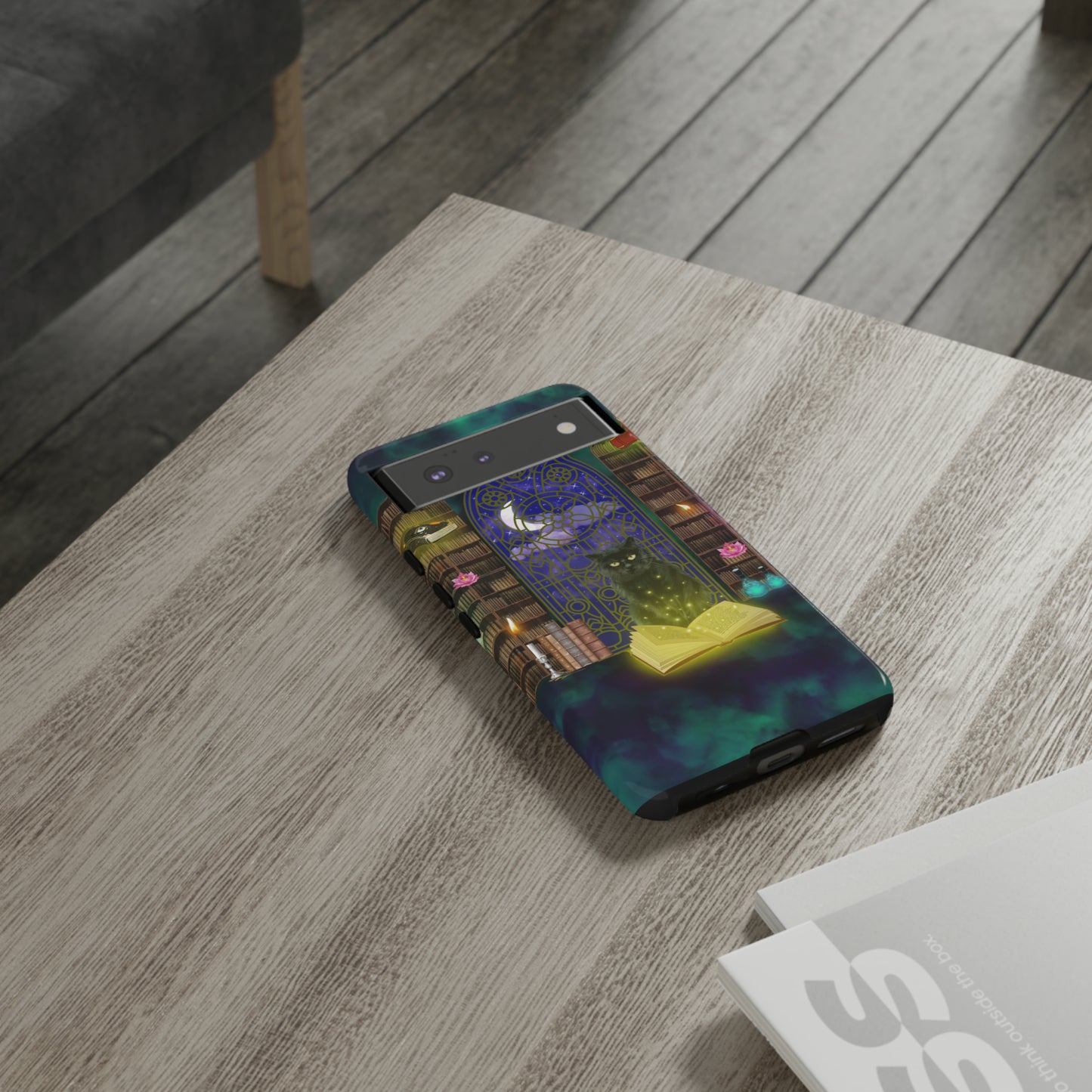 Mystic Cat Protective Phone Case, Samsung, iPhone, Pixel, all sizes