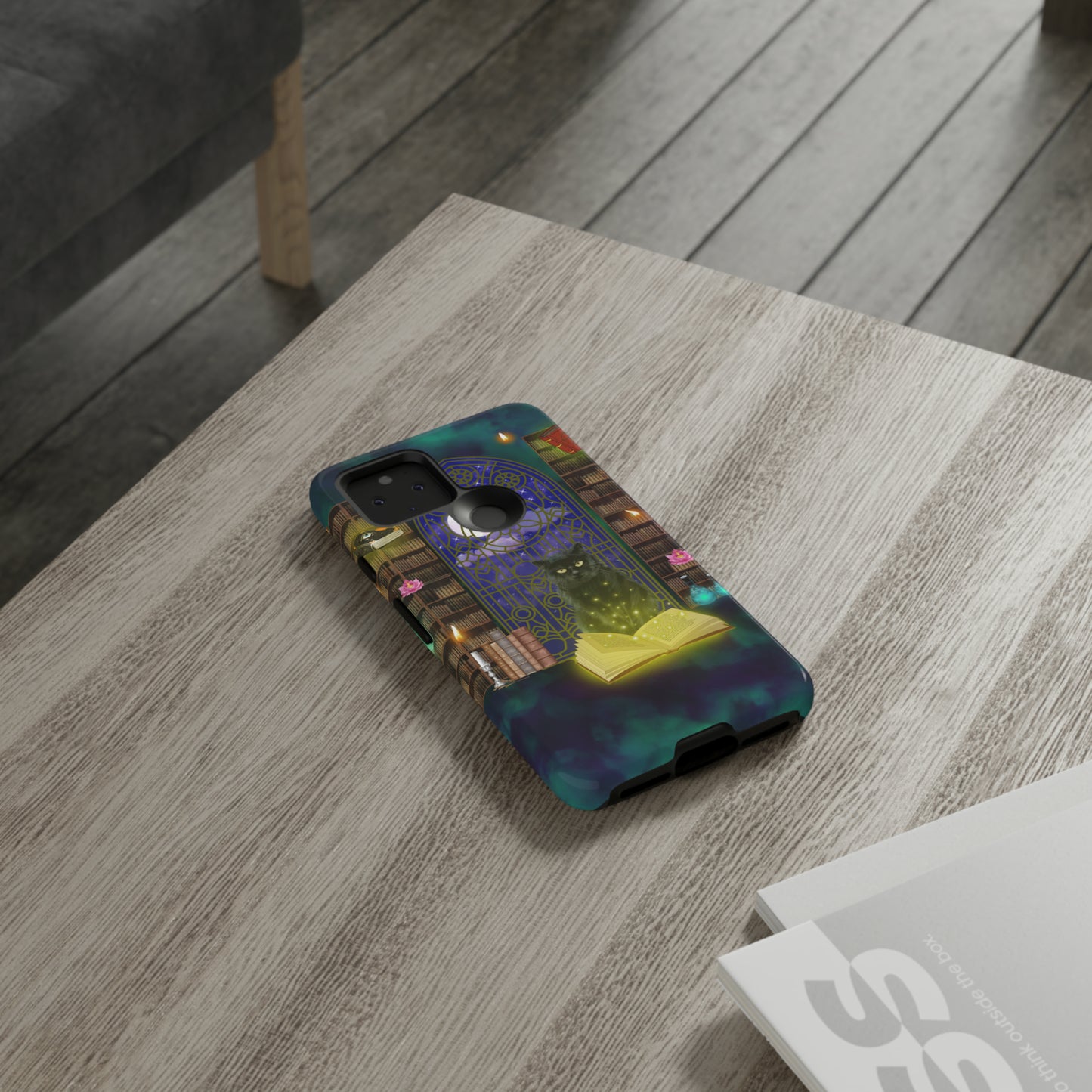 Mystic Cat Protective Phone Case, Samsung, iPhone, Pixel, all sizes