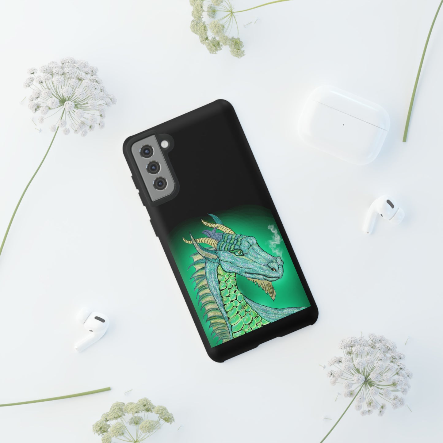 Mystic Dragon Protective Phone Case, Samsung, iPhone, Pixel, all sizes