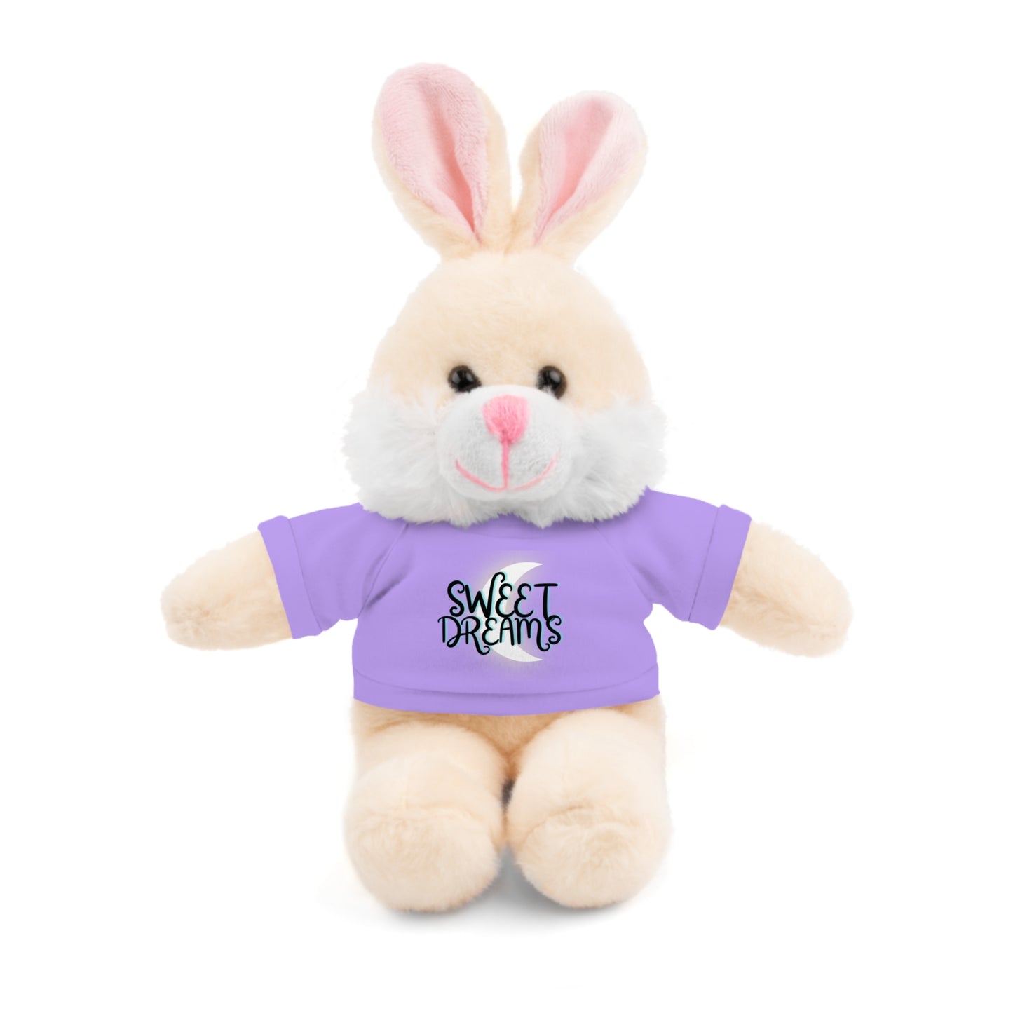 Sweet Dreams Kids Cute Stuffed Animals with Tee, Panda, Teddy Bear, Bunny, Lion, Sheep, Jaguar