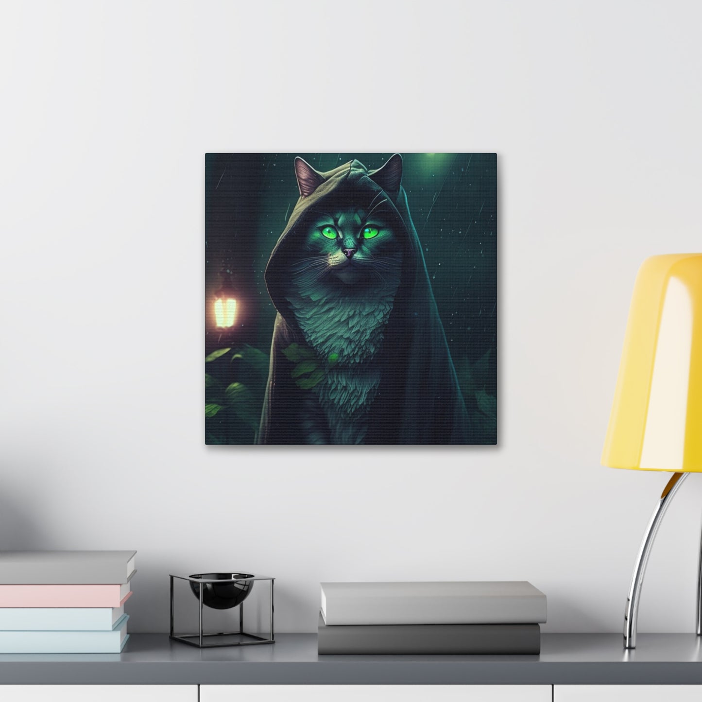 Wise Wandering Wizard, Canvas Art, Canvas Print, Wall Decor, Original Art, Unique Gifts