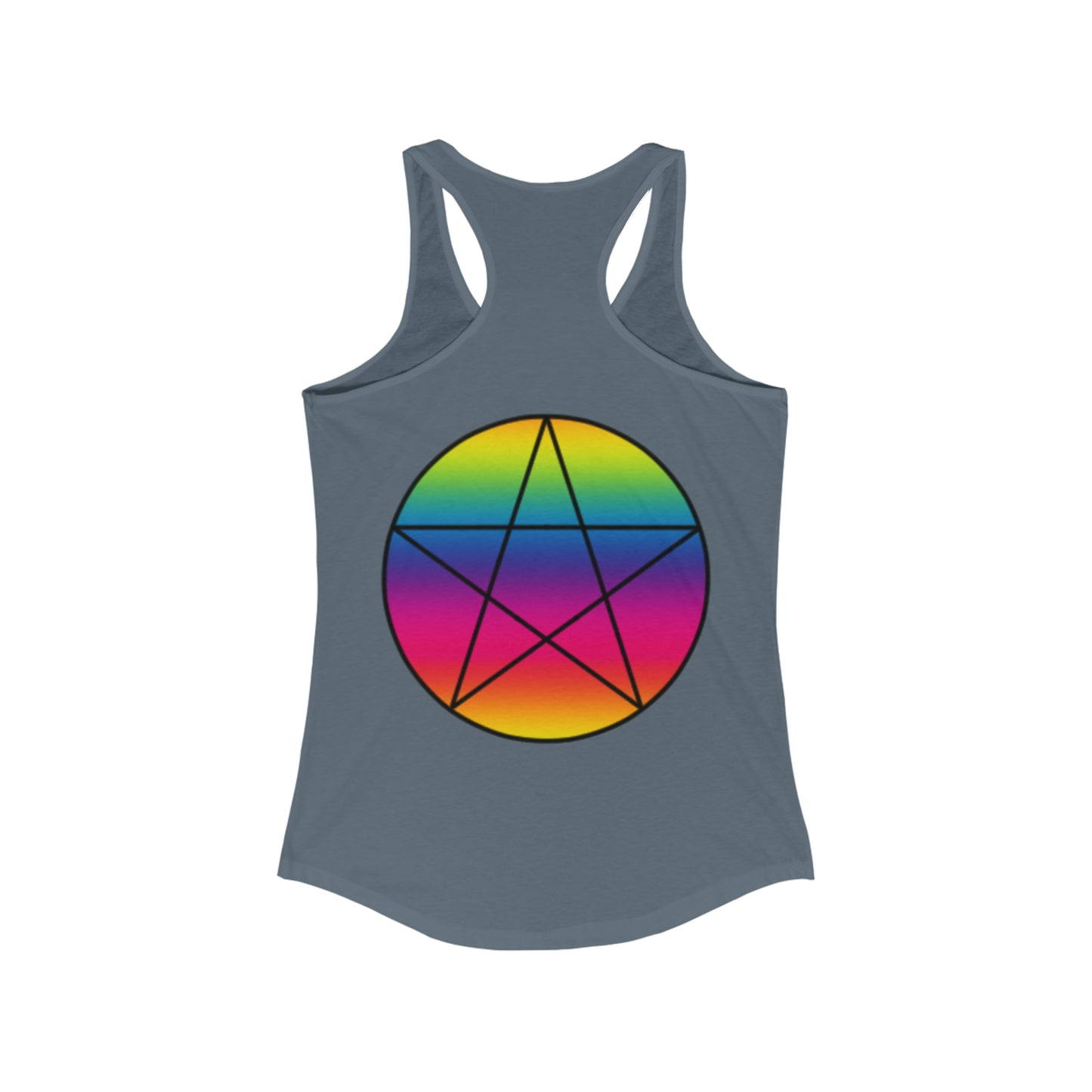 PRIDE Pentagram Women's Ideal Racerback Tank