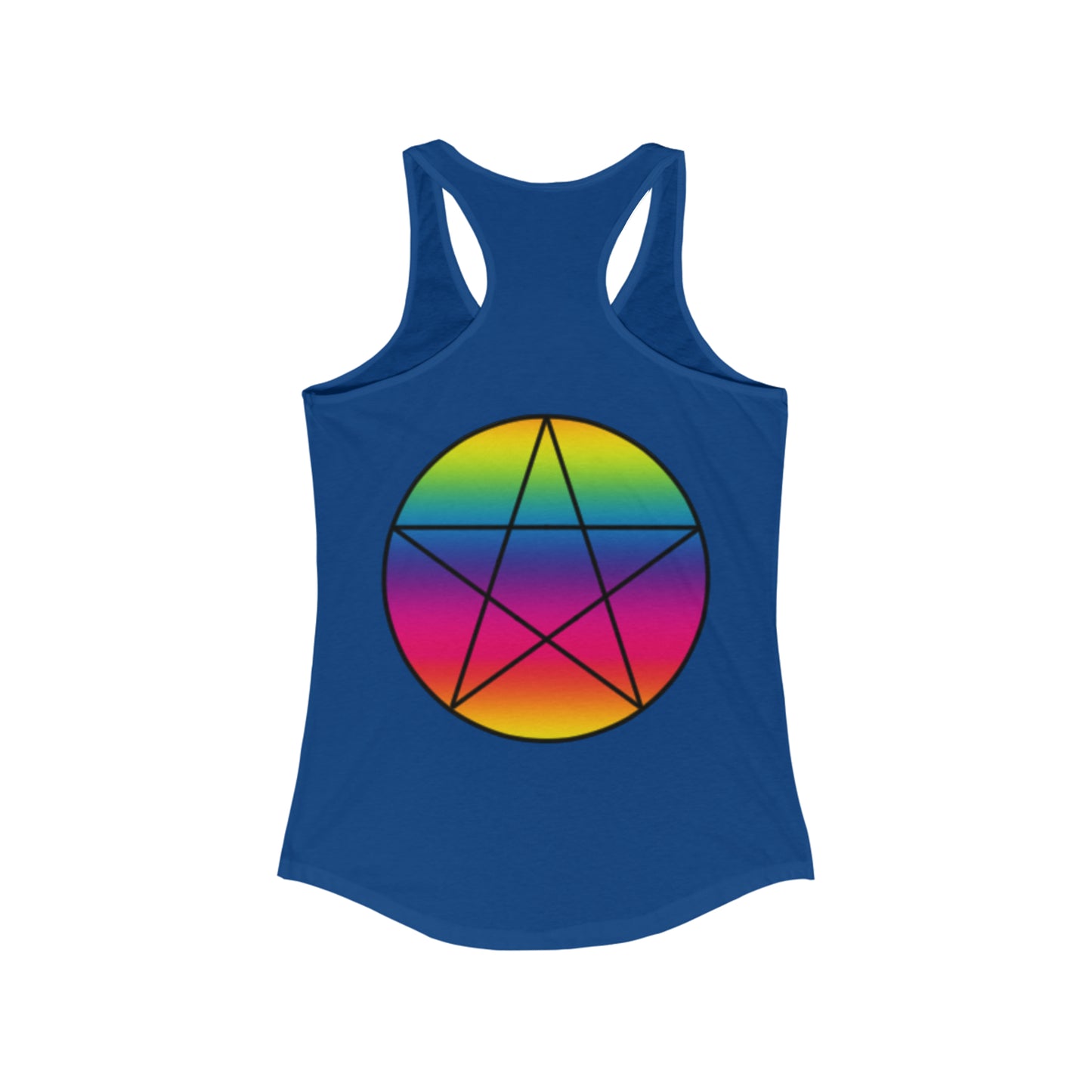 PRIDE Pentagram Women's Ideal Racerback Tank