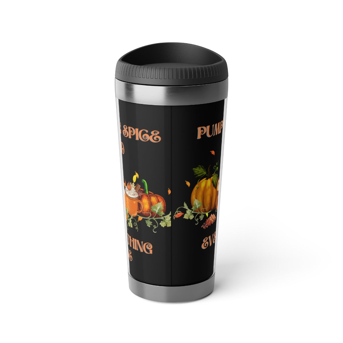 Pumpkin Spice and Everything Nice Halloween Travel Mug with Insert