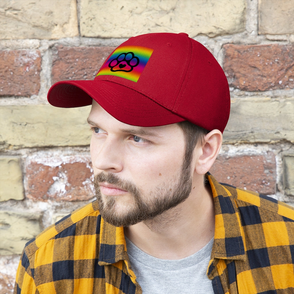 PRIDE Paw Baseball Cap